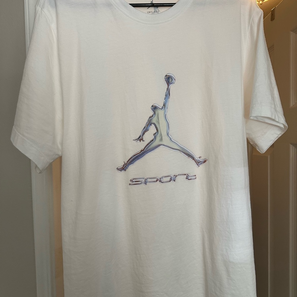 Jordan Sport White Jumpman Graphic Tee